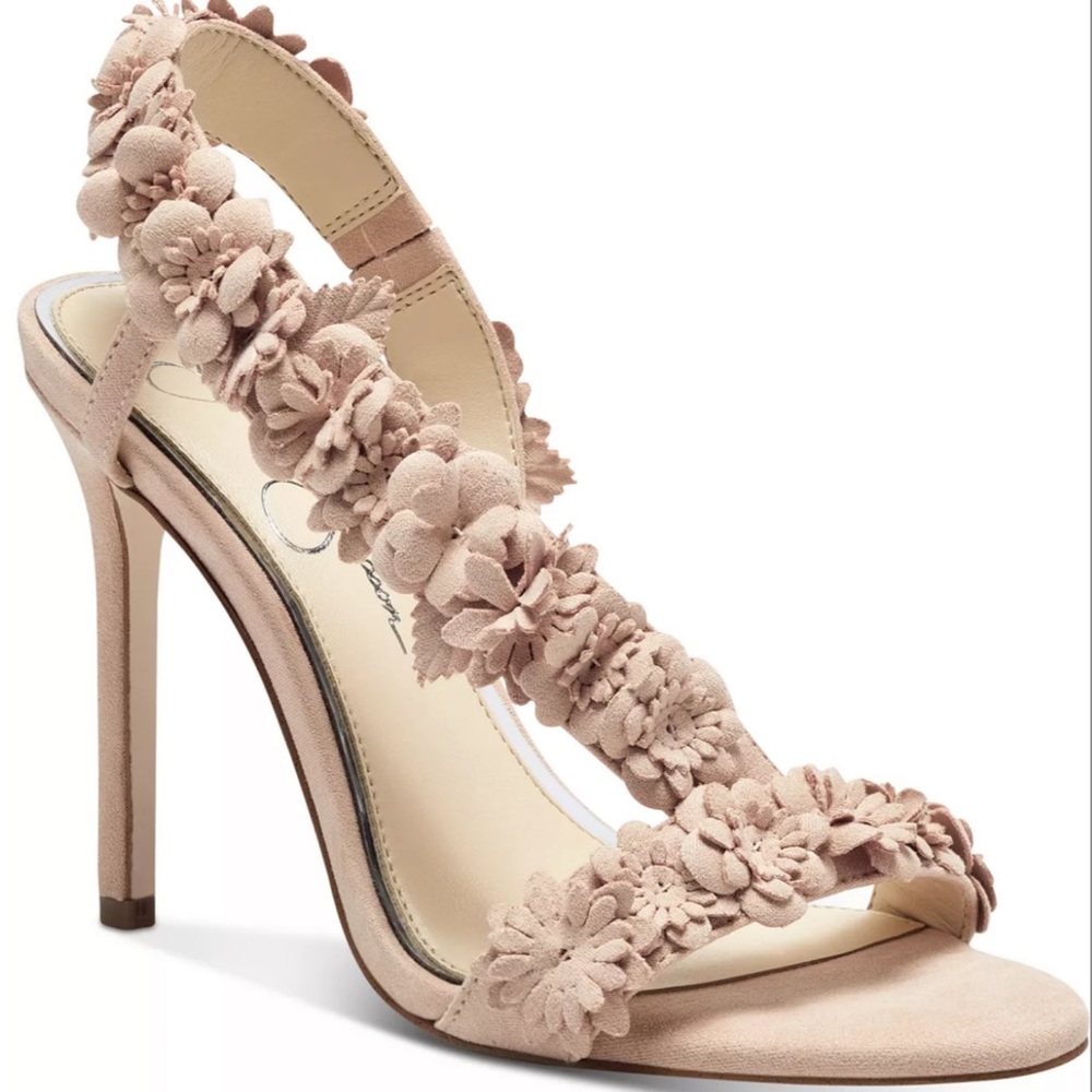 Jessica Simpson Floral Heels